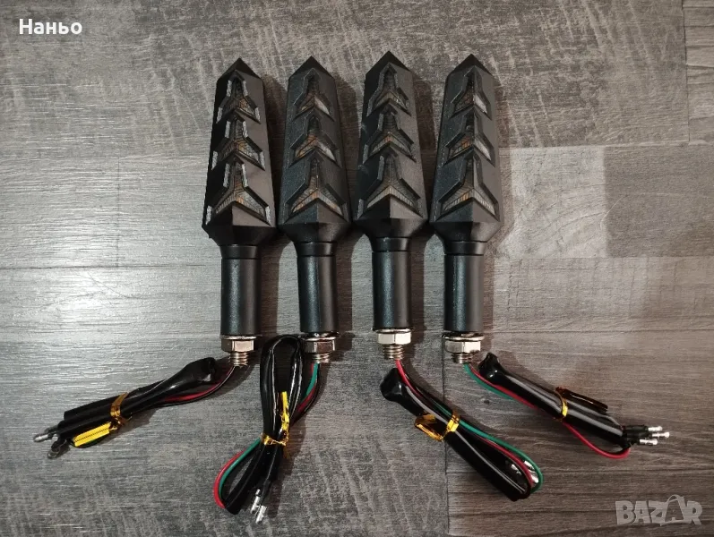 Лед мигачи за мотор-4 бр.!, снимка 1