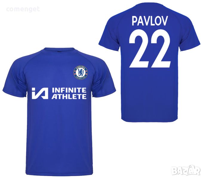 Детски и Мъжки тениски CHELSEA / ЧЕЛСИ С ИМЕ И НОМЕР ПО ИЗБОР! DRI-FIT материя!, снимка 1