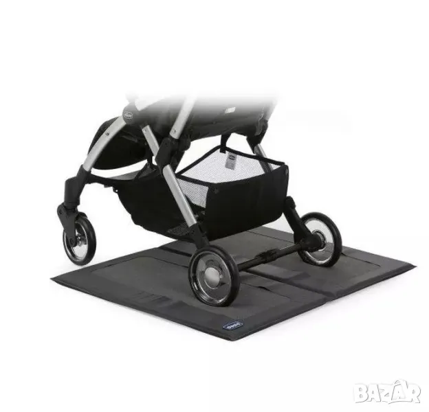 Chicco, Постелка за почистване на колела за количка | Сгъваема, преносима, хигиенична, снимка 1