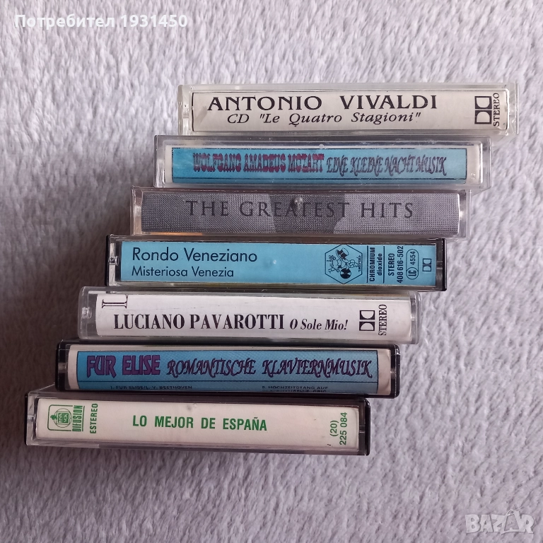 касетки за касетофон 7бр., снимка 1