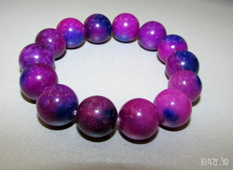 Гривна от натурален сугилит 60гр. 14мм, снимка 1