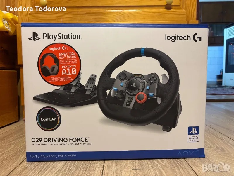 Волан с педали Logitech - G29 Driving Force, снимка 1