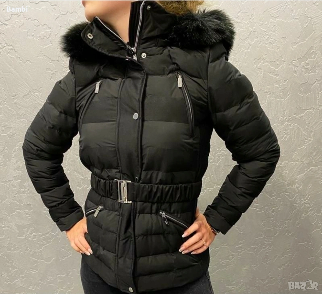 Дамско зимно черно яке S.oliver B.Lab, снимка 1