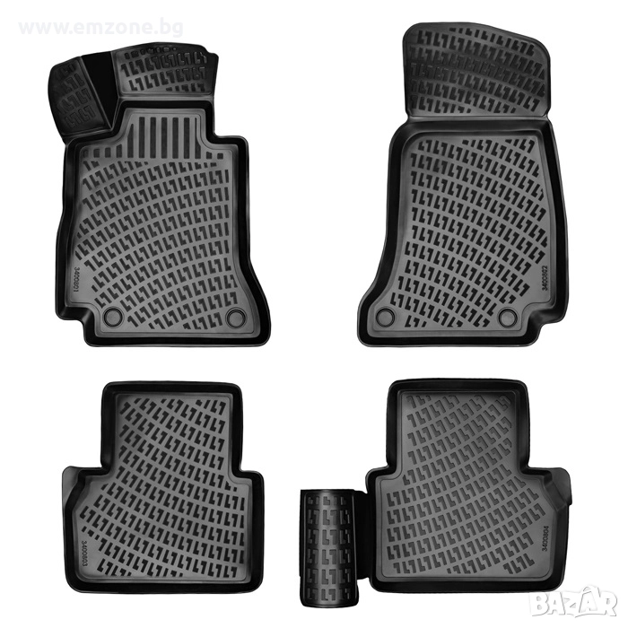 Гумени стелки Rizline 3D тип леген за Мерцедес Mercedes E класа W211 W212 W213, снимка 1
