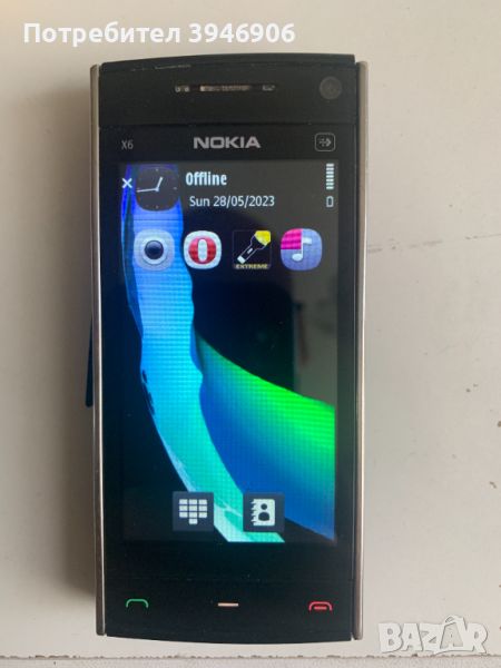 Nokia X6, работещ, снимка 1