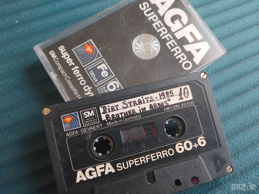 Dire Straits – Brothers In Arms - аудио касета музика, снимка 1