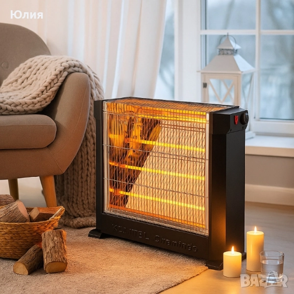 Кварцова печка LUXELL KS-2760, 2200W, 4 тръби, снимка 1