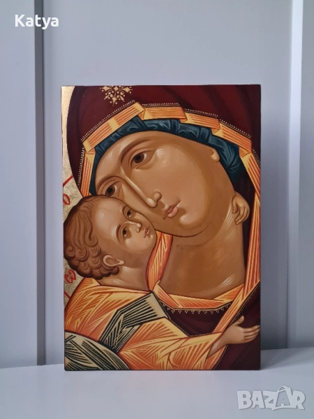 Икона Богородица с Младенеца , снимка 1