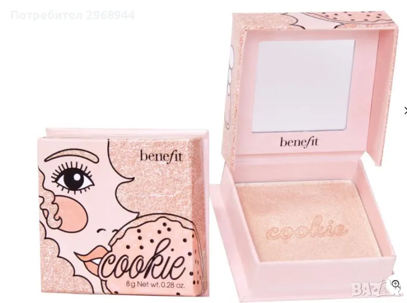 Хайлайтер - benefit Cookie Highlighter Powder 8g, снимка 1