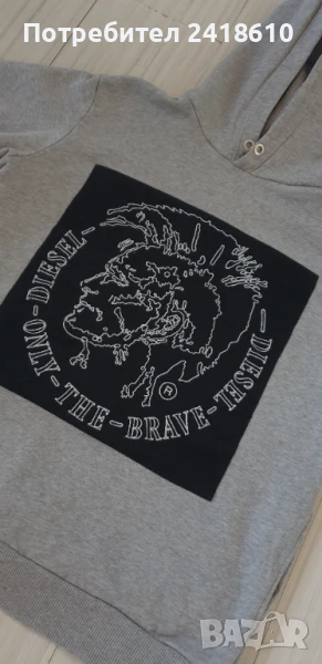 Diesel   Hoodie Cotton Mens Size / L  ОРИГИНАЛ! Мъжки Суичър, снимка 1