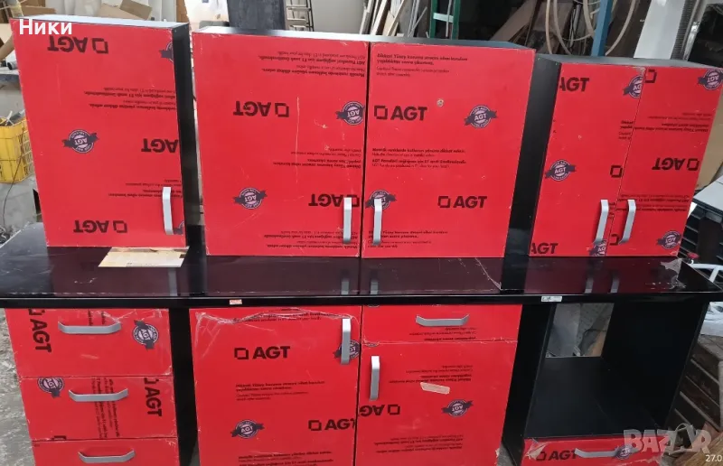 Кухня Мдф Червено гланц, снимка 1