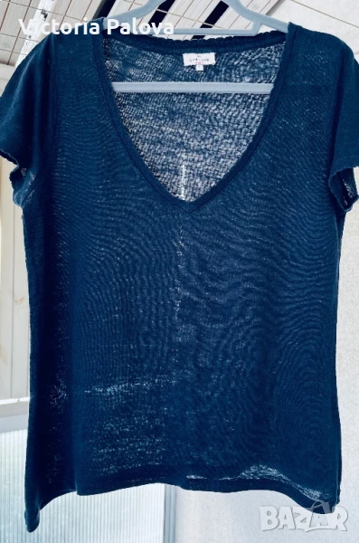 Ленена тениска  CYRILLUS PARIS, снимка 1