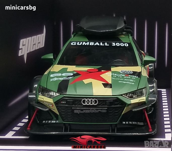 Метални колички: Audi RS6 Avant Gumball 3000, снимка 1