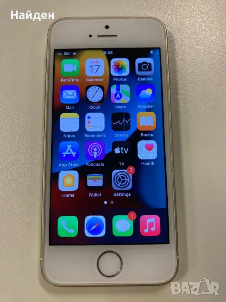 iPhone SE 1Gen, 64GB, Gold, отличен,без iCloud, снимка 1