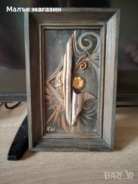 Картина Феникс подписана металопластика, снимка 1