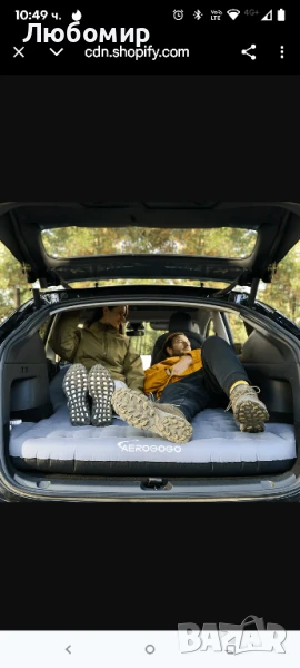 Автоматичен матрак Aerogogo за надуване и изпускане на въздух за Tesla Model Y, снимка 1