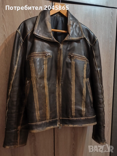продавам мъжко кожено яке, снимка 1