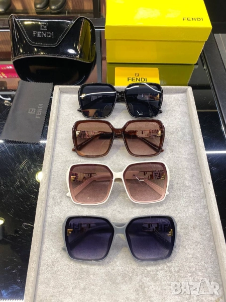 очила с черен обикновен калъф и ув защита FENDI, снимка 1