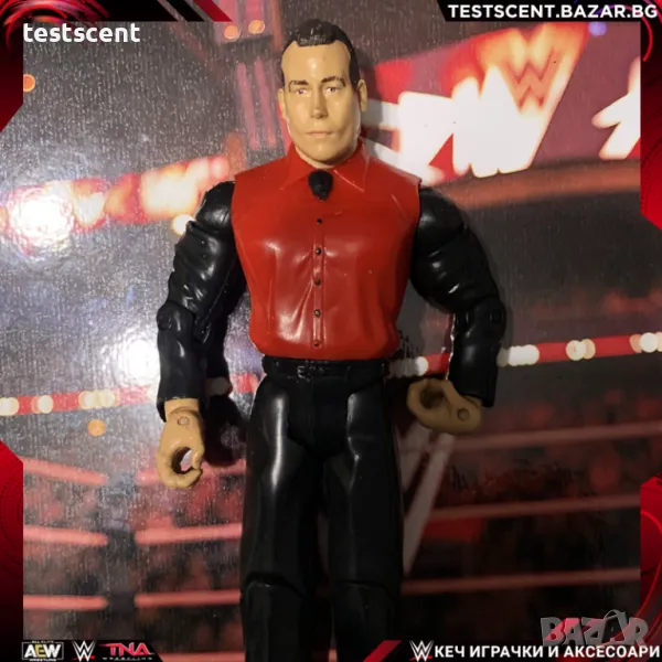 Екшън фигура WWE Коментатор Joey Styles Джоуи Стайлс Jakks Series играчка figure ring announcer, снимка 1