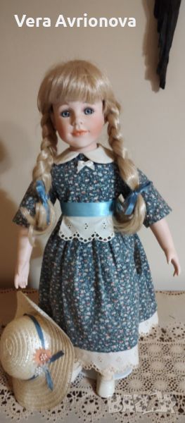 Порцеланова кукла Алберон 52 см., снимка 1