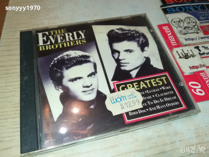 EVERLY BROTHERS-ORIGINAL CD-ВНОС GERMANY 280225111817, снимка 1