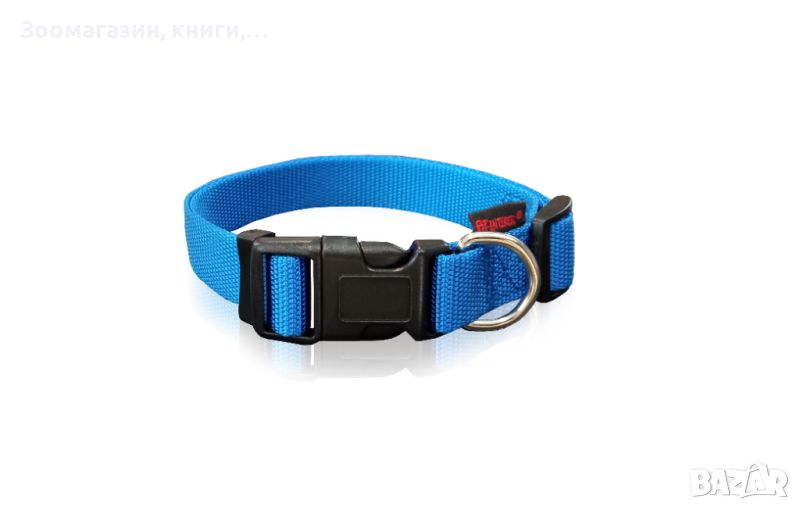 Нашийник за куче X и, S Pet Interest Plain Line Collars Blue, снимка 1