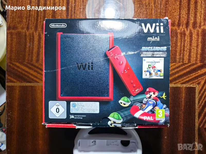 Nintendo Wii Mini - Mario edition , снимка 1