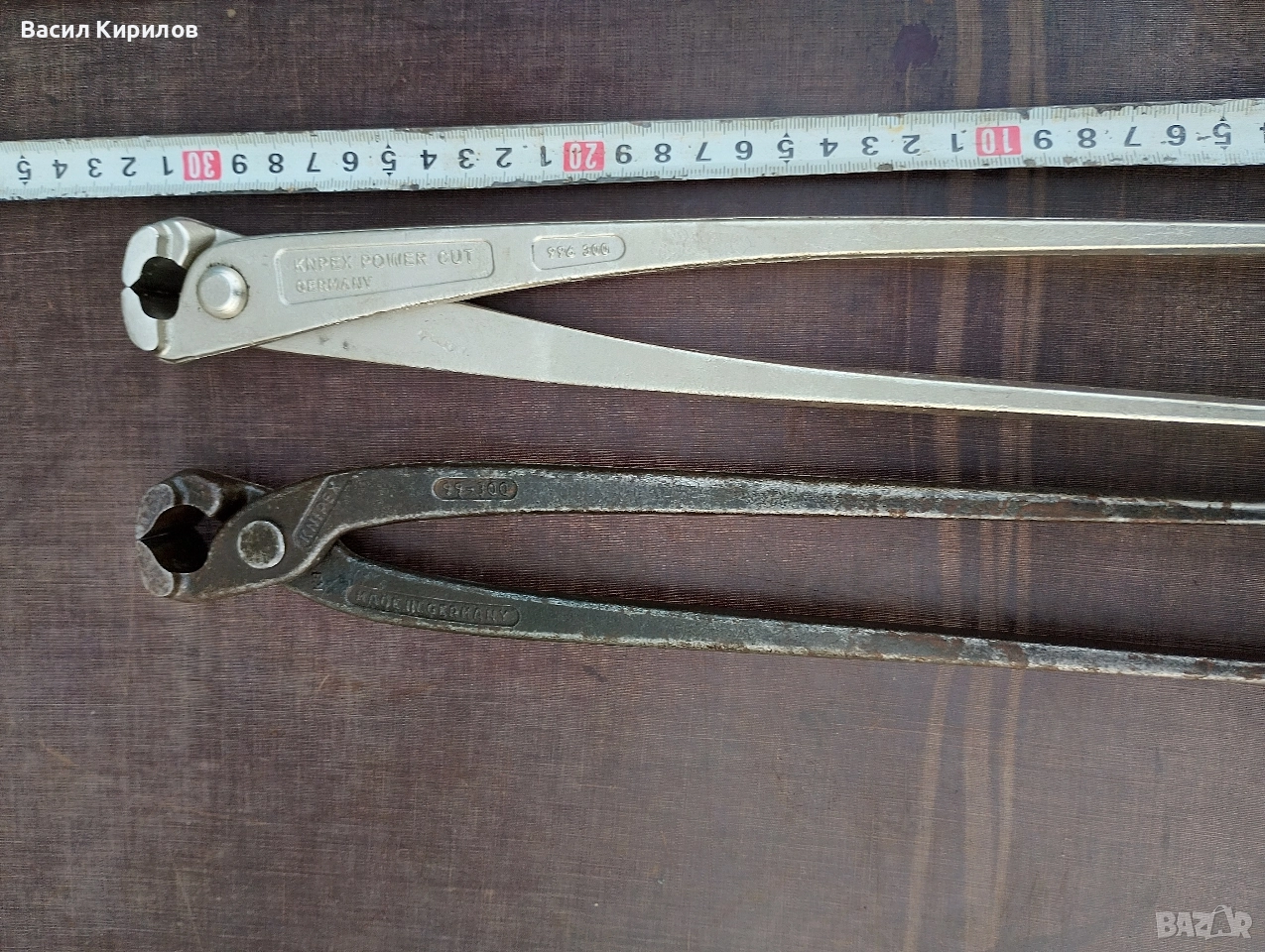 Арматурни клещи 30см , снимка 1