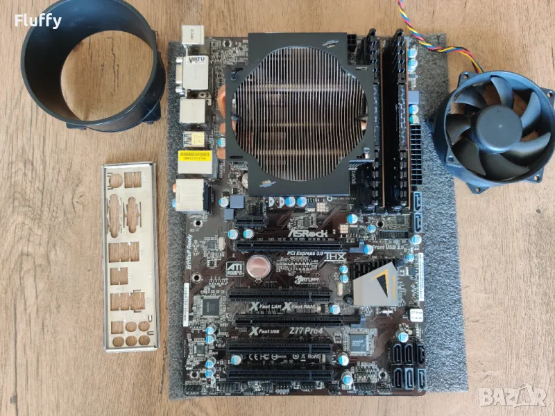 Дънна платка - ASRock Z77 Pro4 (1155), снимка 1