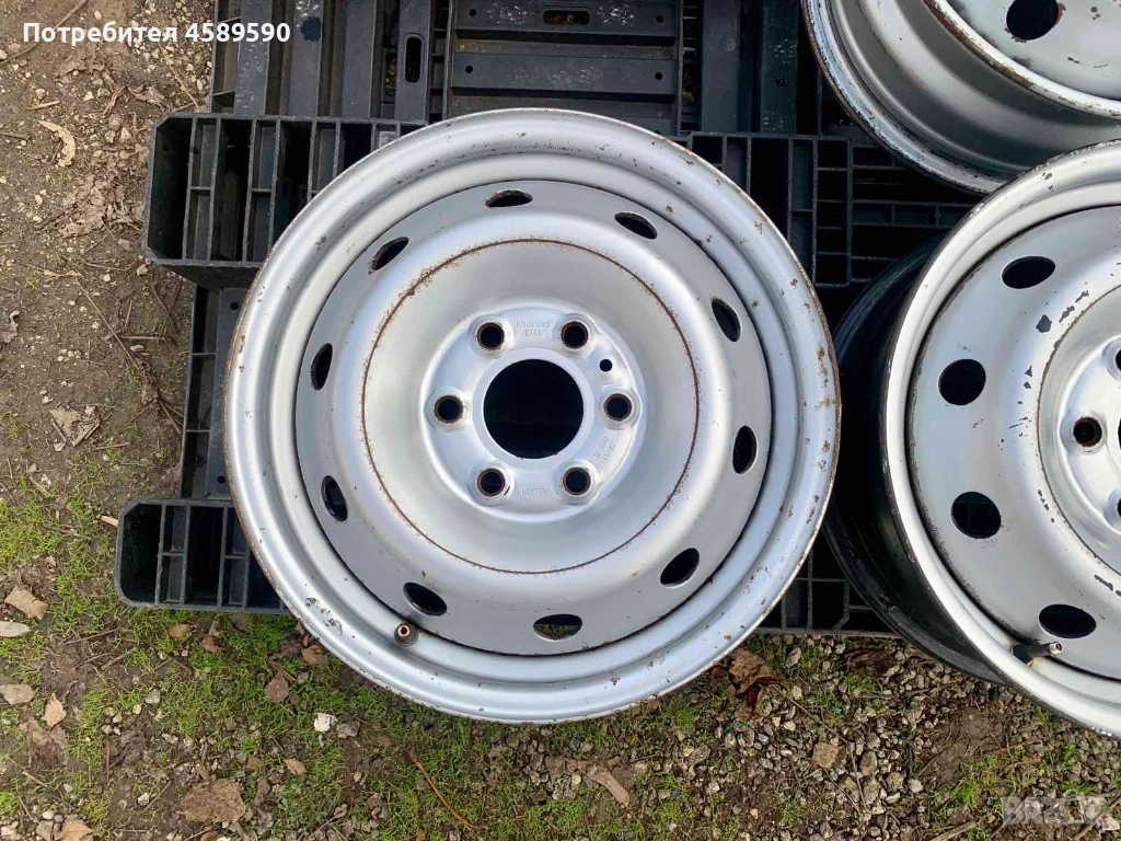 Оригинална джанта 16цола ЕТ68 6x125 за бус/камион Iveco Daily(2006-2025), eDaily(2022-2025). Джантит, снимка 1