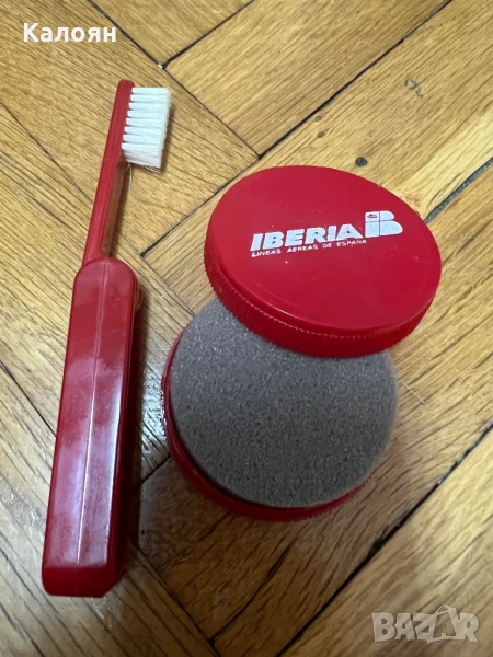 Пътнически сет гъбичка за обувки и четка за зъби , снимка 1