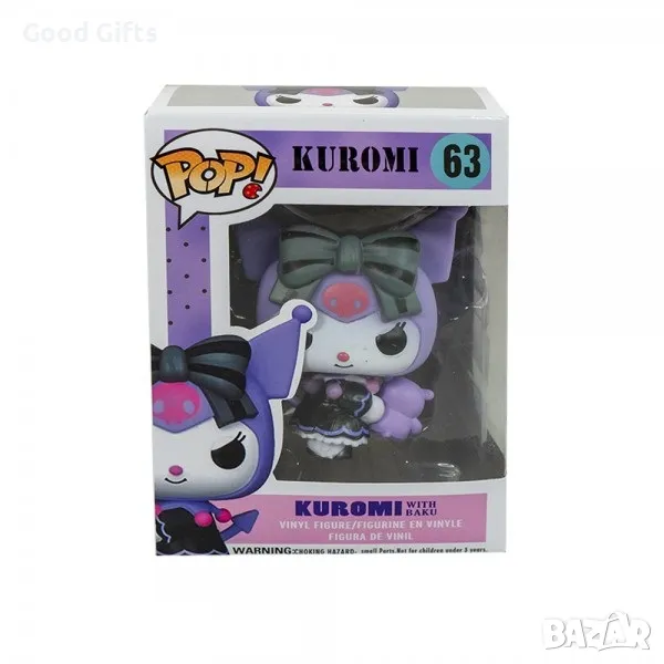 Funko POP Фигурка Hello Kitty Kuromi #63 Кити Bear, снимка 1