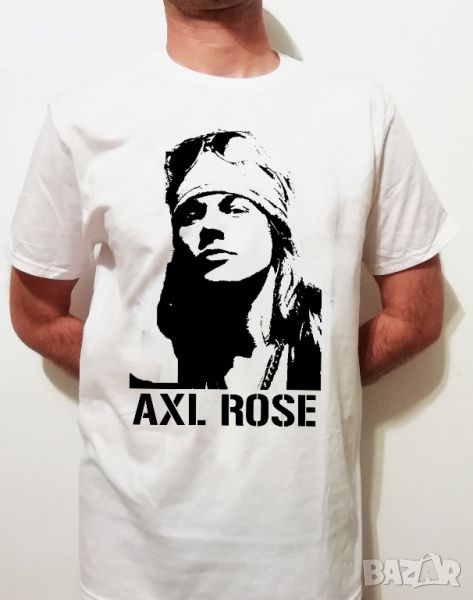 Оригинална рок-тениска Аксел Роуз - за феновете на Гънс ен Роузис!, снимка 1