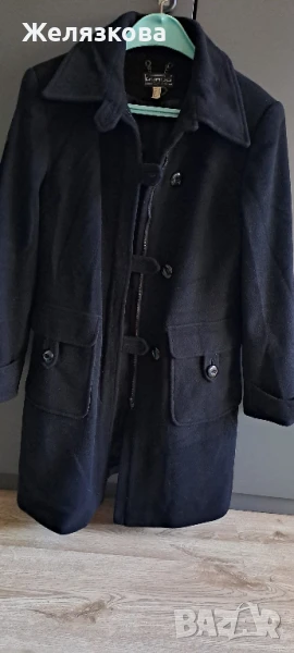 Черно палто кашмир , снимка 1