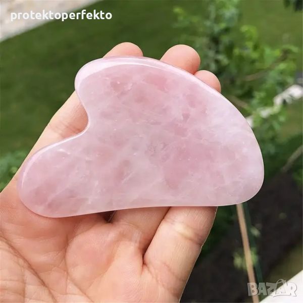 Камък ГУА ША - PINK QUARTZ, снимка 1