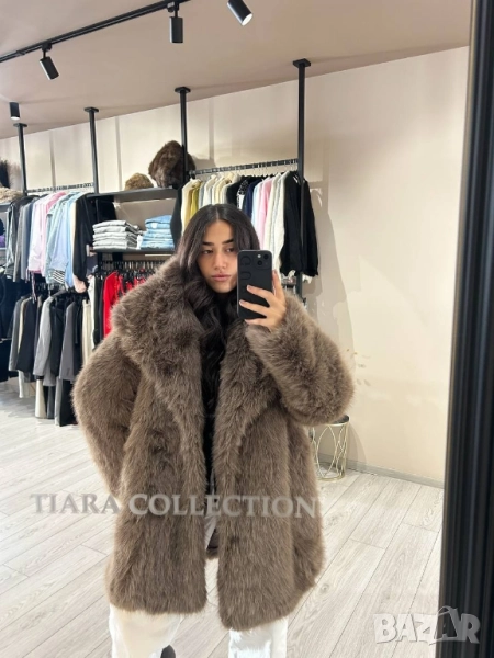 пухено палто , снимка 1