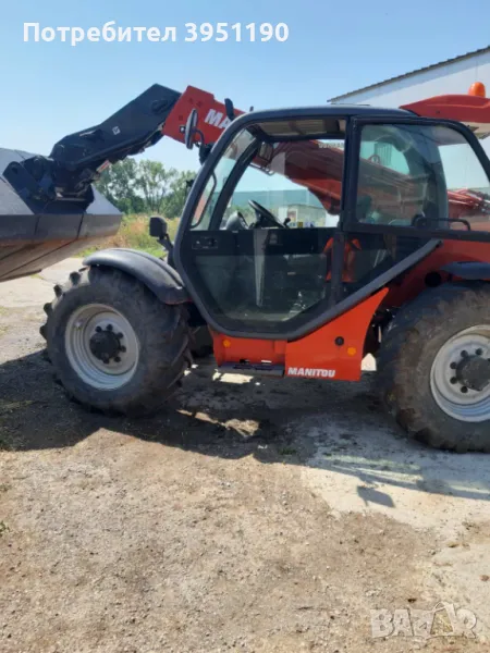 Телескопичен товарач Manitou, снимка 1