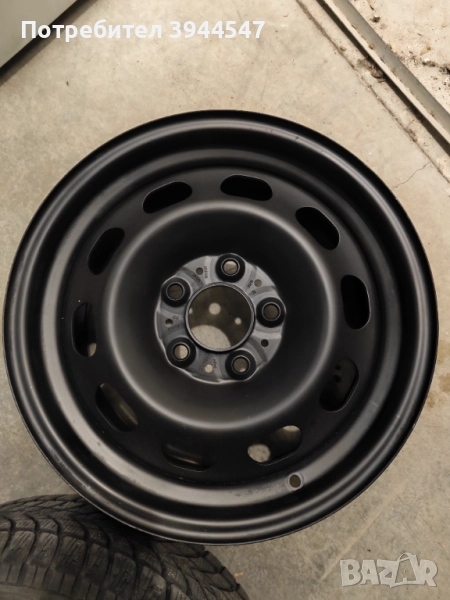 4 стоманени джанти БМВ 3 E46 E90 F30 5x120 7JX16 ET31, снимка 1