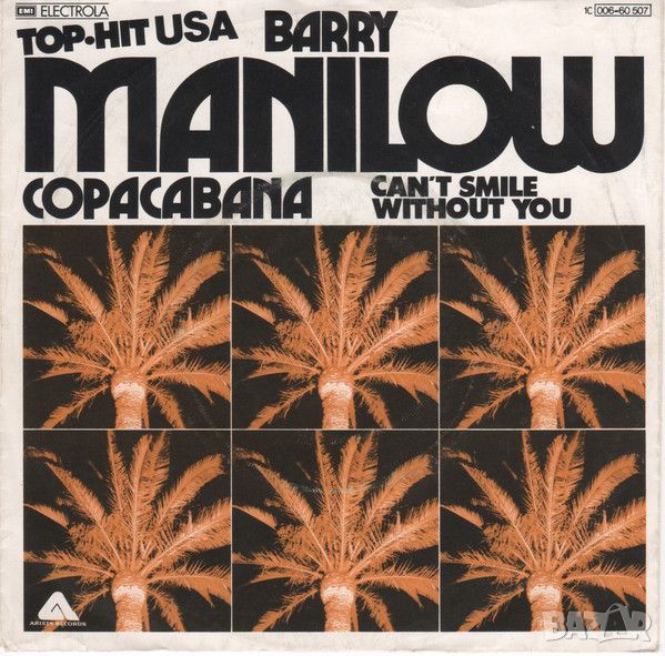 Грамофонни плочи Barry Manilow ‎– Copacabana 7" сингъл, снимка 1