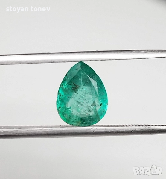 Естествен изумруд с красив зелен цвят 1.87кт.! Сертифициран!, снимка 1
