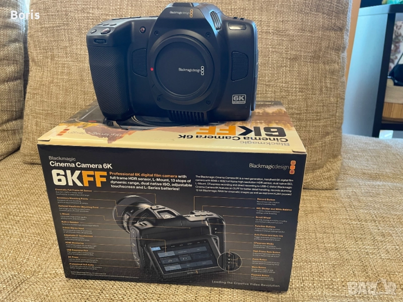 ПРОМО ЦЕНА! Камера Blackmagic Cinema Camera 6K (Leica L) (Full-Frame), снимка 1