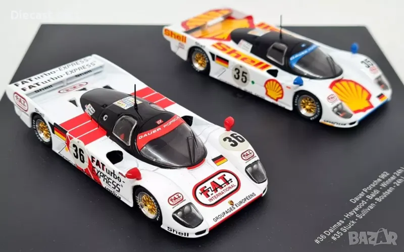 СЕТ от две:Porsche 962 #35 & #36, снимка 1