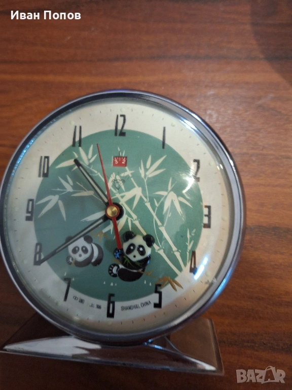 Анимиран, будилник механичен-Китай, работи точно, снимка 1
