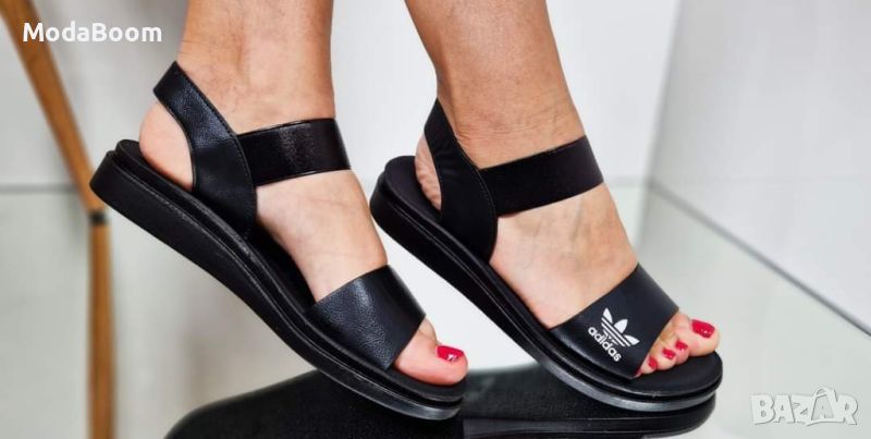 💥НАМАЛЕНИ💥Adidas черни стилни дамски сандали , снимка 1