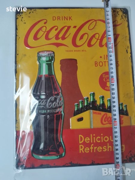 Нова метална табела Кока Кола 40х30, снимка 1