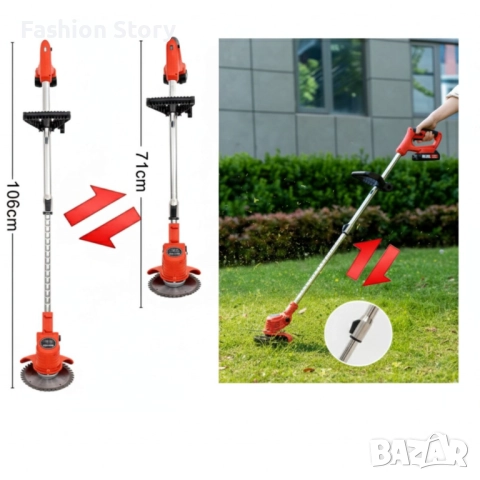 Акумулаторен тример OUTIGO KF8L – чист двор без усилие, навсякъде, снимка 3 - Градински инструменти - 51850025