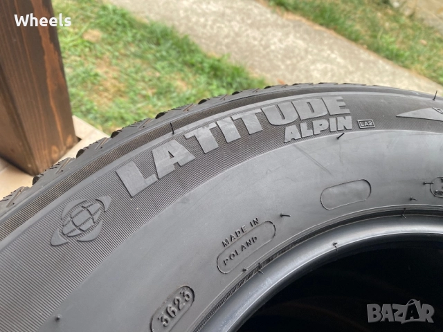 2бр. Зимни гуми 245/65/17 Michelin Latitude Alpine LA2 111H XL DOT3623, снимка 5 - Гуми и джанти - 51866876