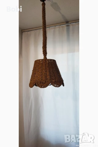 Плетени висящи полилеи , снимка 9 - Лампи за таван - 51327301