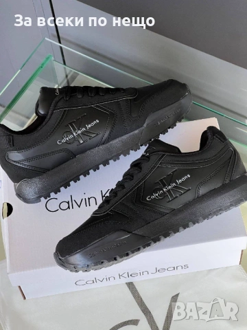 Calvin Klein Мъжки Черни Маратонки👟Мъжки Спортни Обувки В Черен Цвят Келвин Клайн Код E1207, снимка 6 - Маратонки - 53252984