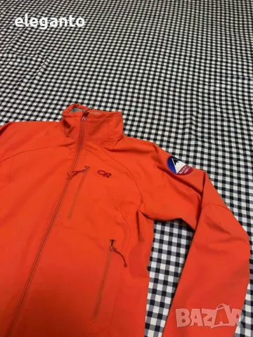 Outdoor Research  Orange Ferrosi мъжко soft shell windstoper яке, снимка 3 - Якета - 48650645